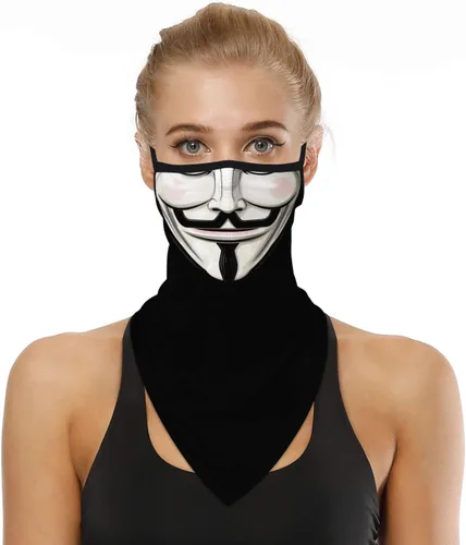 Miniatura 2 de YAYOUREL Polaina para el cuello, cubrebocas, bandanas para hombres y mujeres, de verano, UV, bufanda, cubrebocas, pasamontañas, diademas