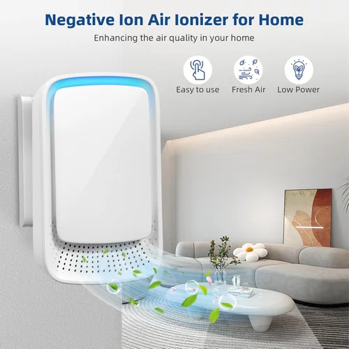 Miniatura 2 de Purificador de aire enchufable mejorado 2026, paquete de 4 ionizadores de aire para el hogar, silencioso, sin filtro, mini purificador de aire