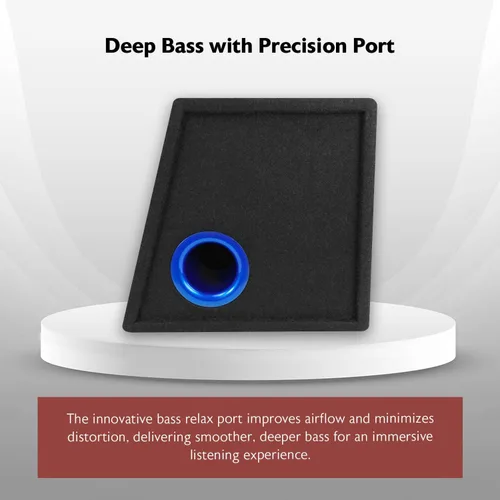 Miniatura 8 de Rockville RVB10.1A Subwoofer activo para automóvil de 10 pulgadas y 500 W con gabinete, amplificador de clase AB integrado, refuerzo de graves