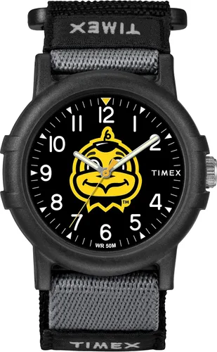 Miniatura 11 de Timex Reloj unisex Collegiate Recruit de 1.496 in - Tennessee Volunteers con correa de tela negra Texas Tech Red Raiders