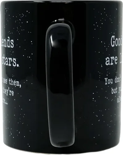 Miniatura 5 de Funny Guy Mugs Good Friends Are Like Stars Taza de café de cerámica – 11 oz – Taza de café divertida ideal para mujeres y hombres – Divertida taza