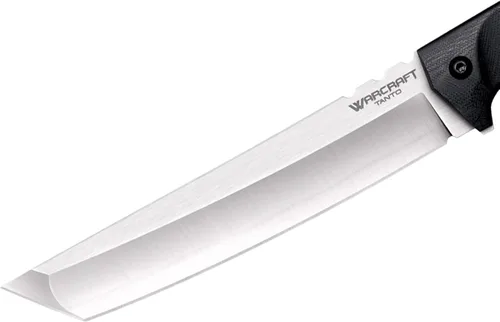 Miniatura 4 de COLD STEEL Warcraft San Mai III Tanto Point Cuchillo de Hoja Afilada como Navaja con Mango G-10 Militar Táctico de Hoja Fija con Vaina Secure-Ex