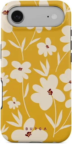 Miniatura 14 de BURGA-Funda p/teléfono compatible c/iPhone 14 Plus, carcasa rígida híbrida de 2 capas + Funda protectora de silicona, almendras latte a lunares