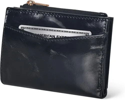 Miniatura 18 de Oak Leathers Cartera de cuero para mujer – Monedero pequeño RFID para tarjetas de crédito y soporte de identificación para damas, regalo