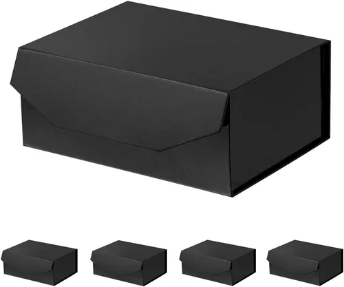 Miniatura 49 de 5 cajas de regalo rosa con cinta de 9.5 x 7 x 4 pulgadas, caja de regalo resistente con tapa para embalaje de regalo, cajas de almacenamiento