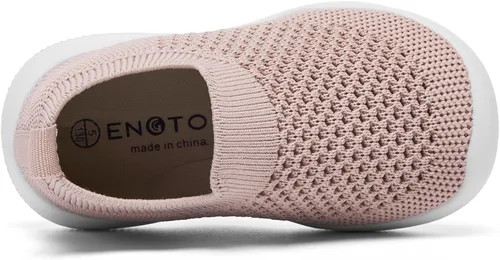 Miniatura 4 de Engtoy - Zapatos y calcetines para bebé, pantuflas transpirables y antideslizantes con suela de goma suave - Zapatillas de deporte para niños y niñas