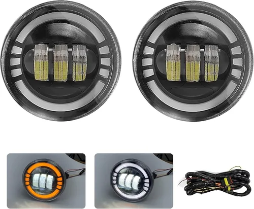 Miniatura 21 de Fog Lights Compatible With 2013 2014 2015 Ford Explorer Front Bumper Driving Lamp Assembly Clear Lens