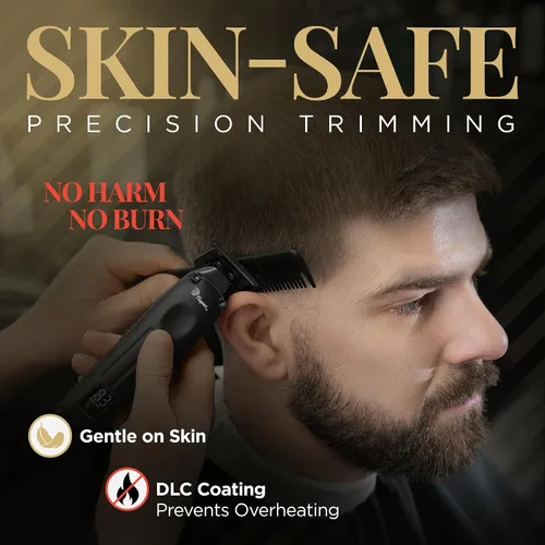 Miniatura 8 de Fagaci Cortadora de pelo profesional para hombres con precisión superior, juego de cortapelos y recortadores de peluquería sin escobillas, kit