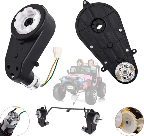 Miniatura 5 de Caja de cambios mejorada, 2 unidades, 12 V, RS550, 40000 RPM, para ruedas eléctricas, kit de actualización de motor, motocicletas, equipo de alta