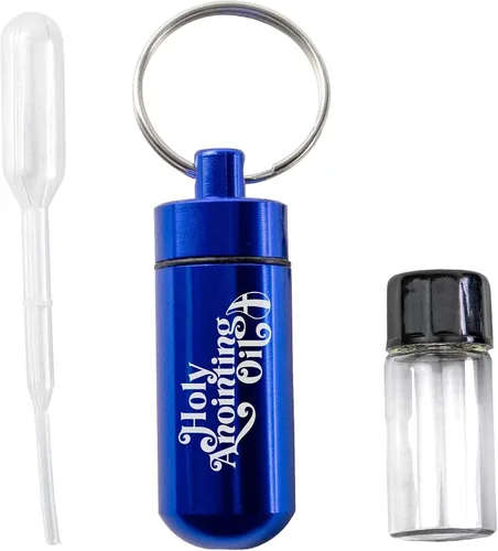 Miniatura 12 de Kit de accesorios para botella de aceite de unción, contenedor de llavero aguamarina, cuentagotas de plástico y pequeño frasco de vidrio vacío