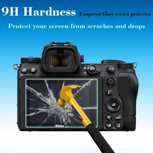Miniatura 5 de ULBTER Top + Protector de pantalla para cámara Nikon Z6 III Z 6III Z6III Z6III [2+2 paquetes], cubierta de vidrio templado de dureza 9H de 0.012 in