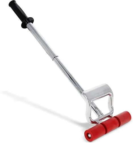 DCT - Rodillo de presión de costura para suelos de alta resistencia, extensible de 17 a 27 pulgadas, laminado, vinilo, alfombra, azulejo, suelo de