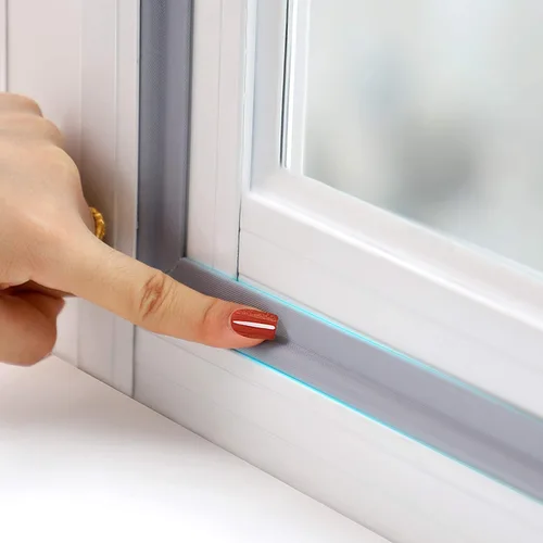 MOPMS burlete insonorizante para puerta, burlete autoadhesivo para ventana, se puede cortar, 6.56 pies de longitud, color gris