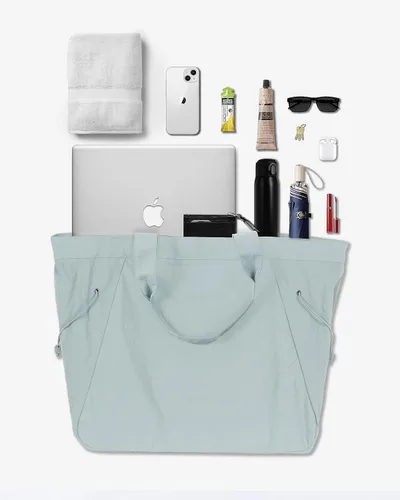 Miniatura 5 de ASLABCREW Bolsa de mano para mujer, 18L con cincha lateral con correa ajustablebolsa de mano extra, bolsa de hombro ligera