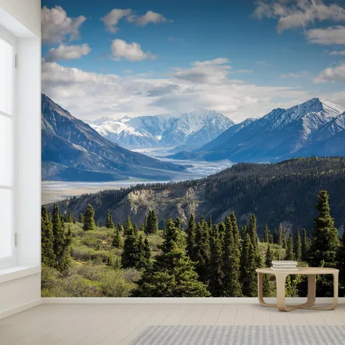 Miniatura 2 de wall26 - Monte Fuji y la reflexión en un lago perfectamente liso - Paisaje - Mural de pared, calcomanía extraíble, decoración del hogar - 100"x144