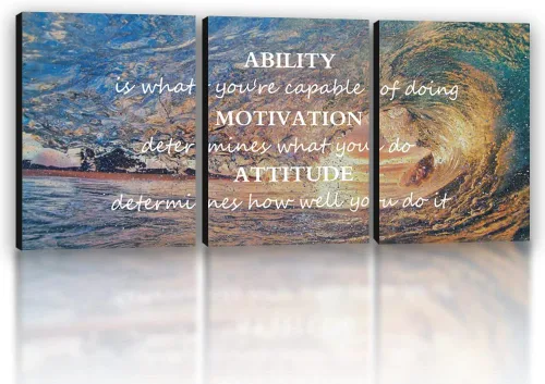 Miniatura 12 de Arte de pared motivacional para oficina, lienzo inspirador, arte de pared, póster de ajetreo, impresión de cita de empresario, pintura de pared, 3
