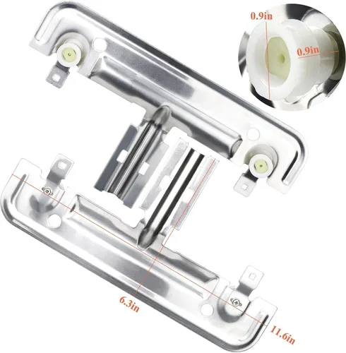 Miniatura 4 de AMI W10712394 - Kit de ajuste de estante superior para lavavajillas con 2 piezas W10508950 Clip de parada de riel deslizante para lavavajillas que