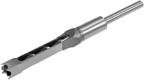 Miniatura 9 de uxcell Broca de agujero cuadrado, herramienta eléctrica de mortaja de cincel hueco de acero de alto carbono de 5/16 "para carpintería