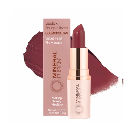 Miniatura 15 de Mineral Fusion Lápiz labial de larga duración, color de labios vívido y sin manchas con aceite de aguacate, manteca de semilla de cacao, libre