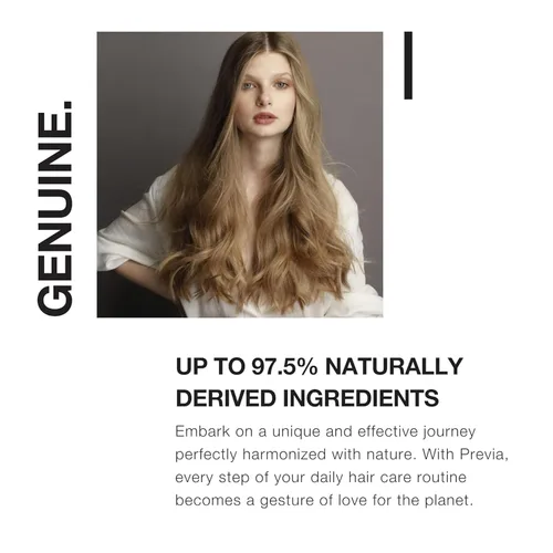 Miniatura 4 de PREVIA Acondicionador hidratante sin enjuague con extracto de trufa blanca - Tratamiento desenredante bifásico reconstructivo para cabello dañado