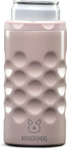 Miniatura 17 de Hooch Hog Slim - Enfriador de latas de acero inoxidable para latas delgadas de 12 onzas, 3 soportes aislados para latas de cerveza Michelob Ultra