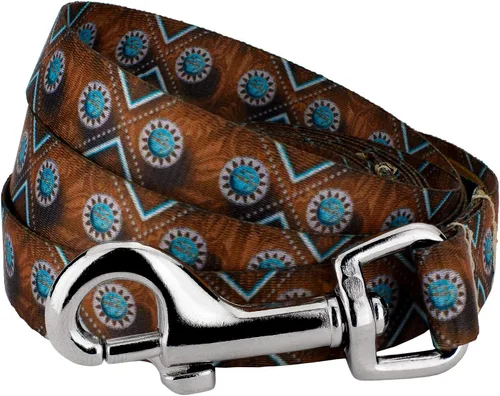 Miniatura 10 de Country Brook Design® Correa para perro Native Arizona de 1 pulgada - 6 pies Arizona nativa