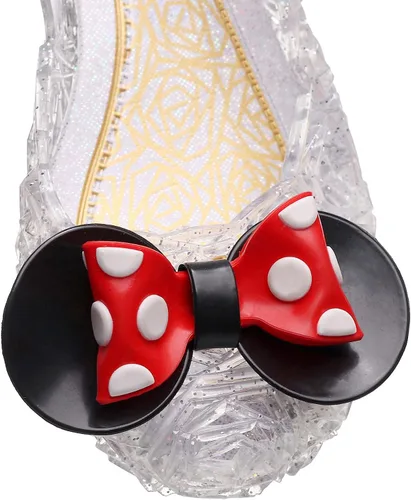 Miniatura 4 de Zapatos de gelatina para niñas, sandalias de cumpleaños de princesa de reina de la nieve para niñas pequeñas, sandalias azules con purpurina