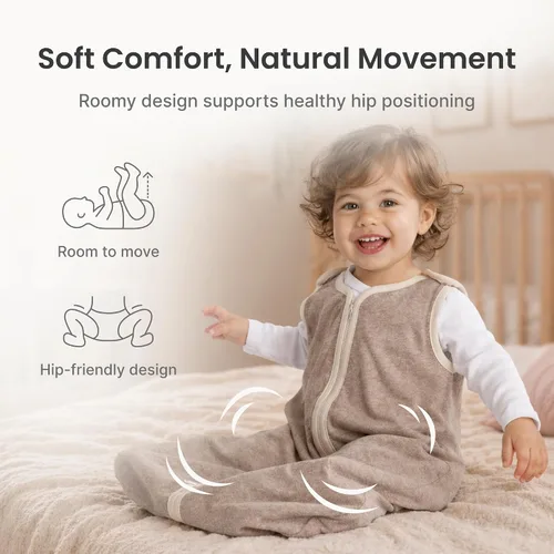 Miniatura 6 de rodar de bebé Deedee Sleep Lite bebé Saco de dormir, Azul