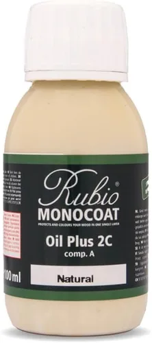 Miniatura 131 de Rubio Monocoat Muestra de Acabado de Aceite para Madera - Puro Aceite Plus Parte A Aceite de Linaza de Secado Rápido y Ecológico para Uso Pure