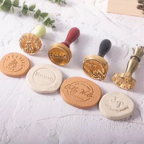 Miniatura 7 de Sello de cerámica personalizado, sello personalizado para arcilla, sello de firmas hecho a mano para cerámica, sello personalizado para cerámica