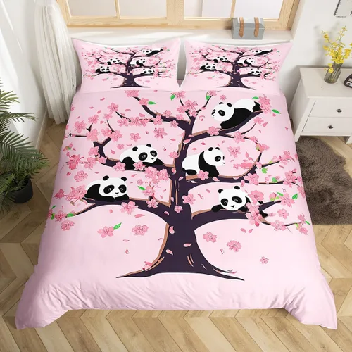 Miniatura 12 de Erosebridal Juego de funda de edredón Kawaii de tamaño individual, diseño de erizo de dibujos animados en blanco y negro, regalo de erizo para niñas