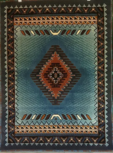 Miniatura 18 de YHSF Alfombra del suroeste para sala de estar, dormitorio, cocina y más, fácil de limpiar, suave y duradera, alfombra tribal nativa americana, a