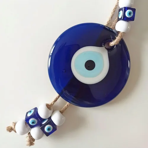 Miniatura 5 de Amuleto de cristal azul de nazar de mal de ojo de buena suerte, adorno colgante hecho a mano para el hogar, oficina, decoración del automóvil