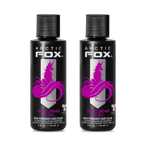 Miniatura 67 de ARCTIC FOX - Tinte de color semipermanente para cabello vegano y libre de crueldad, color amarillo intenso (4 onzas líquidas, Cosmic Sunshine)