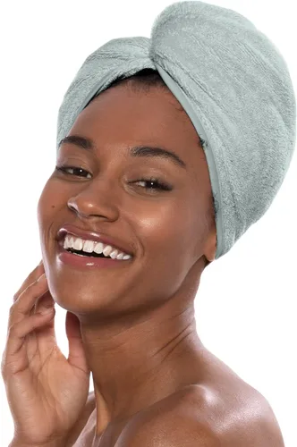 Miniatura 13 de Mujer viscosa de bambú – toalla de pelo toalla de secado de pelo Wrap por texere, Unitamaño