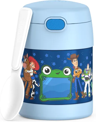 Miniatura 10 de THERMOS FUNTAINER - Tarro de alimentos aislado de 10 onzas, tarro de comida para niños con cuchara plegable, Spider-Man