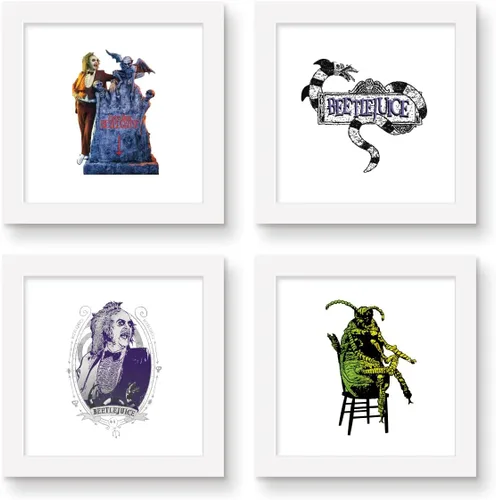 Miniatura 7 de Trends International Gallery Pops Beetlejuice - Betelgeuse - Paquete de arte de pared (paquete de 4), póster de pared, 12.00 x 12.00 pulgadas