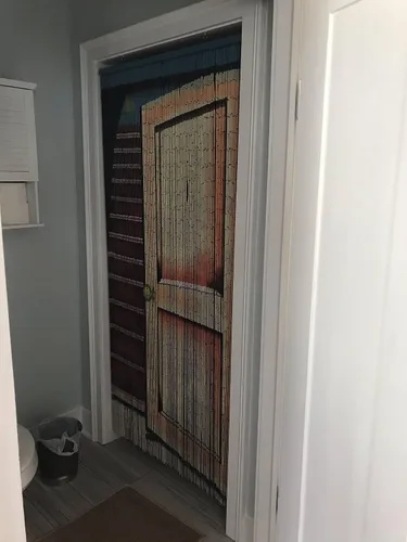 Miniatura 3 de Cortina con cuentas de escalera, de 125 tiras colgantes (+ equipamiento para colgar)
