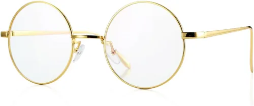 Miniatura 9 de Pro Acme Lentes transparentes con marco de metal redondo retro sin receta