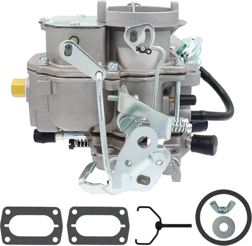 Miniatura 4 de NENKUTEN Carburador de 2 Barriles para Modelos de Dodge Truck Plymouth 273-318 4.5L 5.2L Motores V8 1966-1973 BBD Obturador Manual de 2BBL con Juntas