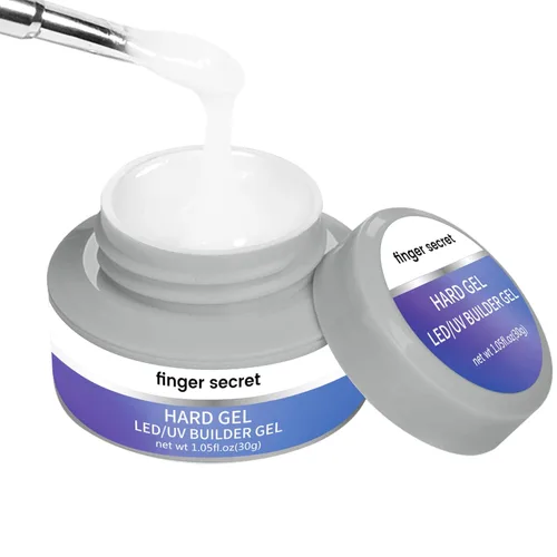 Miniatura 21 de Gel constructor de gel duro para uñas, fuerte y duradero, esculpir en 3D nude para extensión de uñas, 2 onzas (transparente y nude, 1 onza x 2)