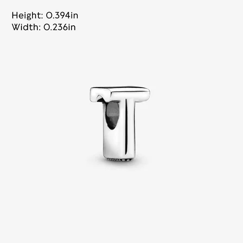 Miniatura 91 de Colgante de plata de ley 925 con letra PANDORA
