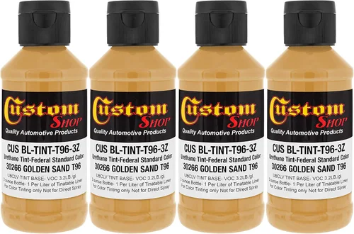 Miniatura 35 de Revestimiento personalizado de 300 ml (color negro metálico) de Urethane Tint concentrado para tintar camión cama revestimiento – Proporcionado