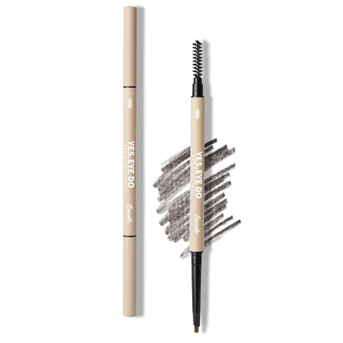 Miniatura 9 de Auburn - Lápiz de cejas rojo automático con cepillo para cabello rojo, lápiz de cejas rojizo ultra delgado para laminación de cejas, resistente al