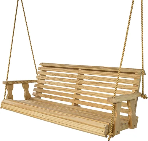 Miniatura 15 de Hamaca Amish resistente para pórtico, 800 Lb, con sogas colgantes