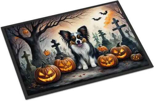 Miniatura 33 de Caroline's Treasures DAC2011MAT - Felpudo de Halloween espeluznante con diseño de Beagle, de 18 x 27 pulgadas, para interiores y exteriores