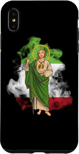 Miniatura 10 de Funda para iPhone 14 San Judas Tadeo con Bandera de México