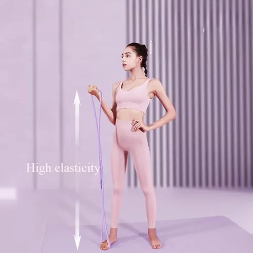 Miniatura 4 de Luminousdo - Bandas de resistencia, figura 8, bandas de ejercicio con asas para mujeres y hombres, bandas elásticas para entrenamiento