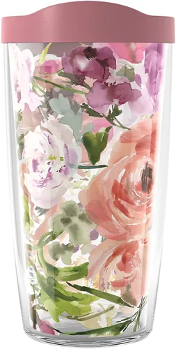Miniatura 17 de Tervis Kelly Ventura - Colección Floral hecha en Estados Unidos Vaso aislado de doble pared para viajes mantiene las bebidas frías y calientes, 24