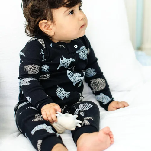 Miniatura 126 de Burt's Bees Baby - Pijama de una pieza para bebé, mameluco para dormir y jugar, algodón 100% orgánico, cremallera frontal